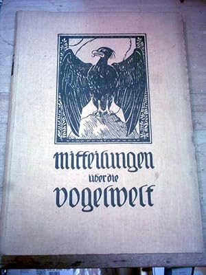 Mitteilungen über die Vogelwelt. Blätter für Vogelkunde und Vogelschutz. XIII. Jahrgang 1913. Hef...