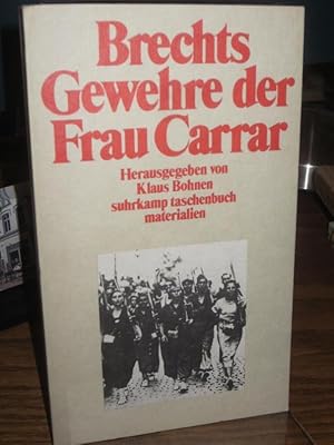 Bild des Verkufers fr Brechts "Gewehre der Frau Carrar". zum Verkauf von Altstadt-Antiquariat Nowicki-Hecht UG