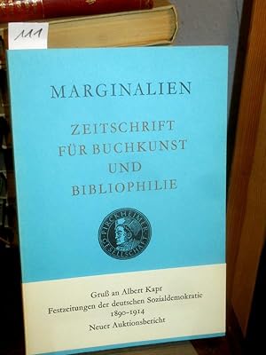 Marginalien 111 1988/3. Zeitschrift für Buchkunst und Bibliophilie (bis 1968: Blätter der Pirckhe...