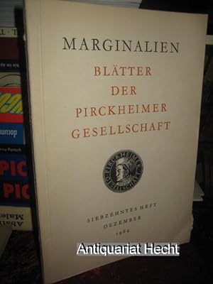 Marginalien 17/1964. Blätter der Pirckheimer-Gesellschaft (ab 1968: Zeitschrift für Buchkunst und...
