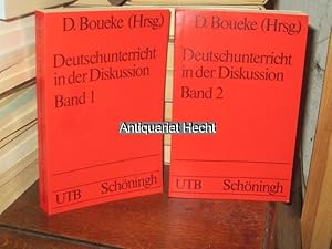 Bild des Verkufers fr Deutschunterricht in der Diskussion. Forschungsberichte. Band 1 + 2 . zwei Bnde (vollstndig). (= Uni-Taschenbcher UTB 403 + 909). zum Verkauf von Antiquariat Hecht