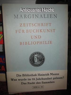 Marginalien 63/1976. Zeitschrift für Buchkunst und Bibliophilie (bis 1968: Blätter der Pirckheime...