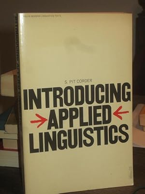 Introducing Applied Linguistics.