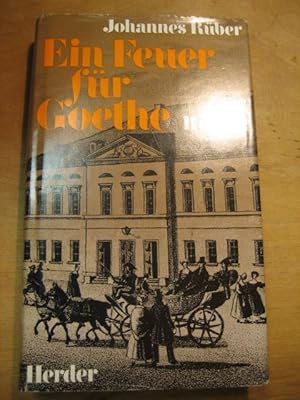 Ein Feuer für Goethe. Roman.