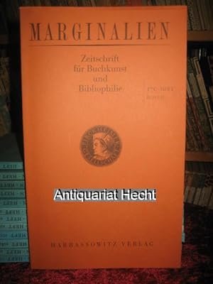 Marginalien 170. Heft (2,2003). Zeitschrift für Buchkunst und Bibliophilie (bis 1968: Blätter der...