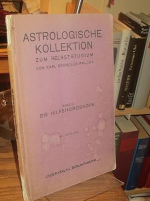 Imagen del vendedor de Die Hilfshoroskope. (= Die astrologische Kollektion zum Selbststudium, Band III). a la venta por Altstadt-Antiquariat Nowicki-Hecht UG