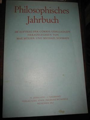 Imagen del vendedor de Philosophisches Jahrbuch der Grres-Gesellschaft. 70. Jahrgang. 1. Halbband. a la venta por Altstadt-Antiquariat Nowicki-Hecht UG