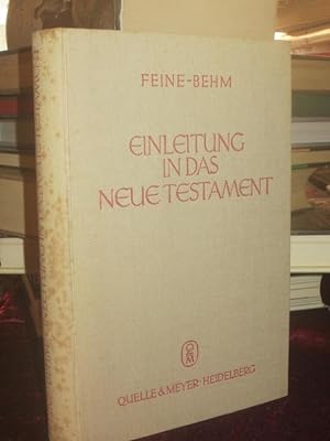 Seller image for Einleitung in das Neue Testament. for sale by Antiquariat Hecht