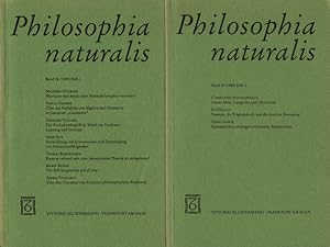 Seller image for Philosophia naturalis : Archiv fr Naturphilosophie und die philosophischen Grenzgebiete der exakten Wissenschaften und Wissenschaftsgeschichte. Jahrgang 26 (1989), Heft 1 und 2. for sale by Roland Antiquariat UG haftungsbeschrnkt