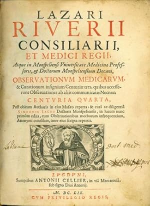 Bild des Verkufers fr Observationum medicarum. centuria quarta zum Verkauf von Jeremy Norman's historyofscience