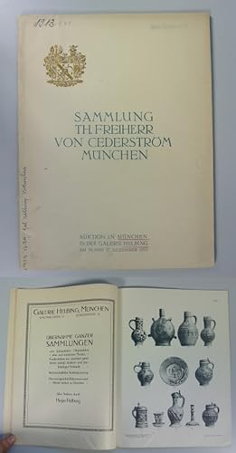 Imagen del vendedor de Sammlung Th. Freiherr von Cederstrm, Mnchen. Auktion in Mnchen in der Galerie Helbing am 16. und 17. Dezember 1913. a la venta por Antiquariat Bookfarm