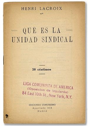 Qué Es la Unidad Sindical