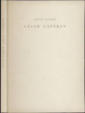 Seller image for Csar Capran oder Die berlieferung. Dt. von R.J. Humm. for sale by Versandantiquariat  Rainer Wlfel