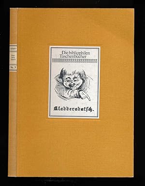 Bild des Verkufers fr Kladderadatsch. Jahrgang 1. Vollstndiger Nachdruck der Ausgabe Berlin 1848. zum Verkauf von Versandantiquariat  Rainer Wlfel