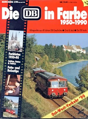 Seller image for Bahn-Extra Heft 1/90: Die DB in Farbe 1950 - 1990. for sale by Versandantiquariat  Rainer Wlfel