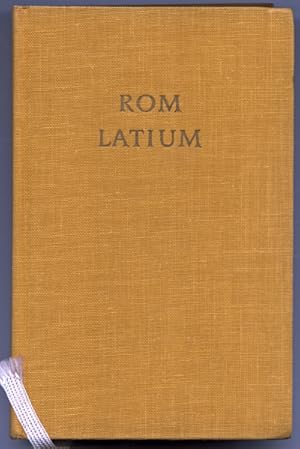 Seller image for Rom und Latium. for sale by Versandantiquariat  Rainer Wlfel