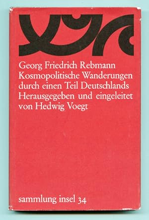 Bild des Verkufers fr Kosmopolitische Wanderungen durch einen Teil Deutschlands, hrggb. von Hedwig Voegt. zum Verkauf von Versandantiquariat  Rainer Wlfel