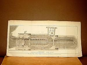 Bild des Verkufers fr Marine, Plan des Formes Baties a Rochefort pour la Construction des Vaisseaux du Roy. Kupferstich von Benard nach Jacques-Nicholas Bellin aus der Enzyklopdie von Denis Diderot und D'Alembert auf Bttenpapier, Paris 1765 ff. zum Verkauf von Antiquariat Friederichsen