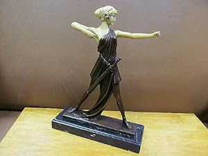 Diana ( Archer ). Bronze- und Beinplastik ca. 1925.