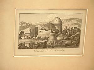 Imagen del vendedor de Das heilige Grab in Jerusalem. Kupferstich um 1833. a la venta por Antiquariat Friederichsen