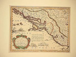 Les isles et coste de la Dalmatie ou se Trouvent la Republique de Raguse et Partie de la Service....