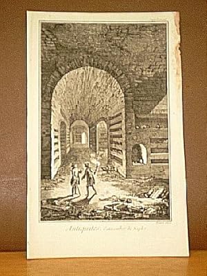 Catacombes de Naples. ( Kupferstich von Benard aus der Enzyklopädie von Denis Diderot und D'Alemb...