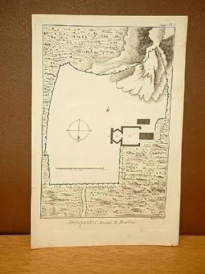 Ruines de Baalbeck de Baalbeck. ( Kupferstich von Benard aus der Enzyklopädie von Denis Diderot u...