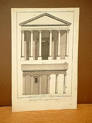 Ruines de Palmyre. ( Kupferstich von Benard aus der Enzyklopädie von Denis Diderot und D'Alembert...