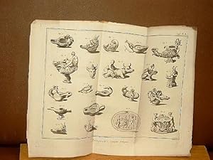Lampes Antiques. ( Kupferstich von Benard aus der Enzyklopädie von Denis Diderot und D'Alembert a...