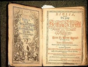 Biblia, Das ist Die ganze Heilige Schrift Alten und Neuen Testaments.samt denen Apocryphis.mit de...