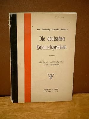 Die deutschen Kolonialsprachen - Vortrag gehalten im Frankfurter Verein für orientalische Sprache...