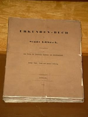 Bild des Verkufers fr Urkunden - Buch der Stadt Lbeck. Hrsg. von dem Vereine fr Lbeckische Geschichte und Alterthumskunde. Codex Diplomaticus Lubecensis. Achter Teil: Lieferung I - XII ( alles ) zum Verkauf von Antiquariat Friederichsen