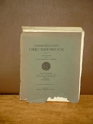 Bild des Verkufers fr Hamburgisches Urkundenbuch. Hrsg. vom Staatsarchiv Hamburg. Bd. 3: = Register zum zweiten Band (1301-1336) mit Vorwort, Nachtrgen und Berichtigungen. zum Verkauf von Antiquariat Friederichsen