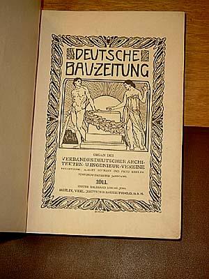 Bild des Verkufers fr Deutsche Bauzeitung 45. Jahrgang 1911. zum Verkauf von Antiquariat Friederichsen