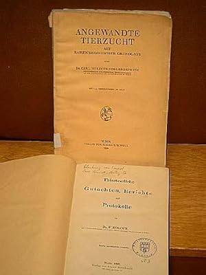 Angewandte Tierzucht auf rassenbiologischer Grundlage.( Beiliegend: Roloff, Thierärztliche Gutach...