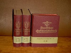 Deutsches Geschlechterbuch (Genealogisches Handbuch bürgerlicher Familien). Gesamt-Namenverzeichn...