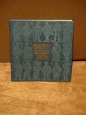 Bild des Verkufers fr Deutsche Wiegenlieder. In Wort und Weise ausgewhlt von H. Fraungruber. Schrift und Bilder von R. Daenert. ( = Gerlachs Jugendbcher, Band 24 ). zum Verkauf von Antiquariat Friederichsen