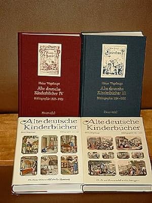 Alte deutsche Kinderbücher Bibliographie. Band 1-4 cpl.: 1507-1850 / 1851-1900 / 1524-1900 / 1521...