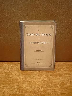 Seller image for Die Poesie des Krieges und die Kriegs-Poesie. for sale by Antiquariat Friederichsen