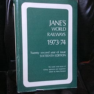 Immagine del venditore per Jane's World Railways 1973-74 (Sixteenth Edition) venduto da Heroes Bookshop