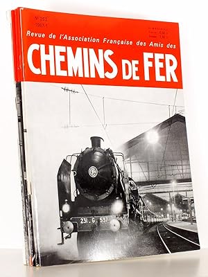 Seller image for Chemins de Fer - Revue de l'Association Franaise des Amis des Chemins de Fer ( AFAC ) - anne 1967 complte (6 numros sur 6) : n 262, 263, 264, 265, 266, 267 for sale by Librairie du Cardinal