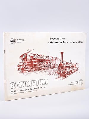 Seller image for Locomotives "Mountain Est" - "Crampton". Reproform du Muse Franais du Chemin de Fer. for sale by Librairie du Cardinal