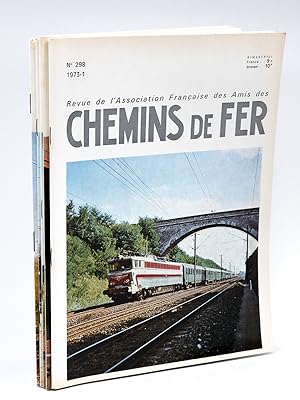 Seller image for Chemins de Fer - Revue de l'Association Franaise des Amis des Chemins de Fer ( AFAC ) - anne 1973, lot de 5 numros : n 298, 299, 301, 302, 303 for sale by Librairie du Cardinal