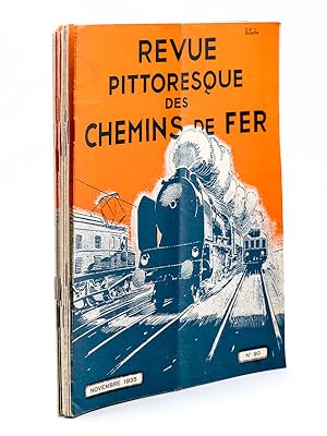 Seller image for Revue Pittoresque des Chemins de Fer. (du numro 90 de novembre 1935 au numro 101 de dcembre 1936 sauf le numro 96 : lot de 11 numros ) for sale by Librairie du Cardinal