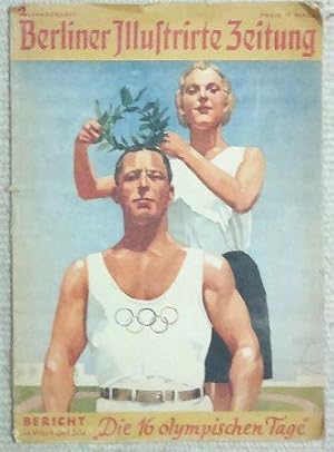 Image du vendeur pour Die 16 olympischen Tage. Bericht in Wort und Bild. mis en vente par Antiquariat Johann Forster