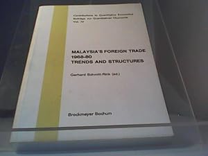 Bild des Verkufers fr Malaysia s Foreign Trade 1968-80 Trends and Structures zum Verkauf von Eichhorn GmbH