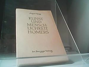 Immagine del venditore per Kunst und Menschlichkeit Homers venduto da Eichhorn GmbH
