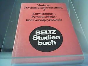 Bild des Verkufers fr Entwicklungs-, Persnlichkeits- und Sozialpsychologie Moderne Psychologische Forschung, Band 3 zum Verkauf von Eichhorn GmbH