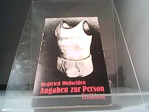 Seller image for Angaben zur Person Erzhlung for sale by Eichhorn GmbH