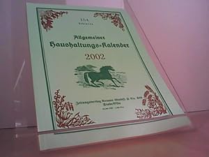 Allgemeiner Haushaltskalender 2002